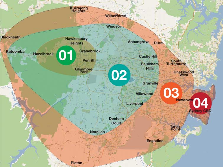 Firewood Delivery Map